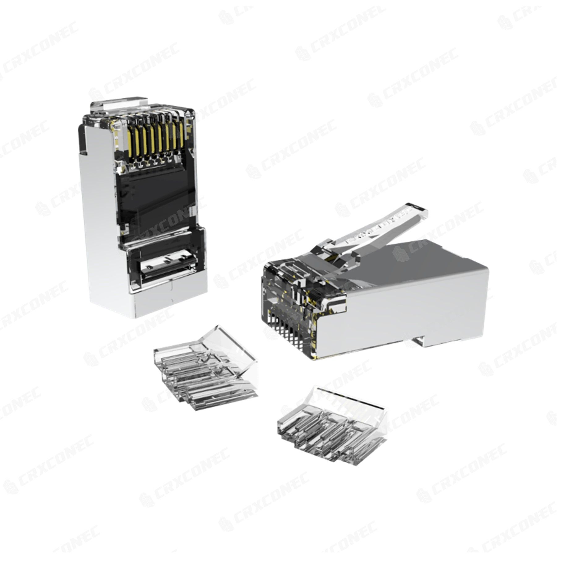 Cat6 STP RJ45 Connector With Insert 6 Up/ 2 Down | Advanced Fiber ...