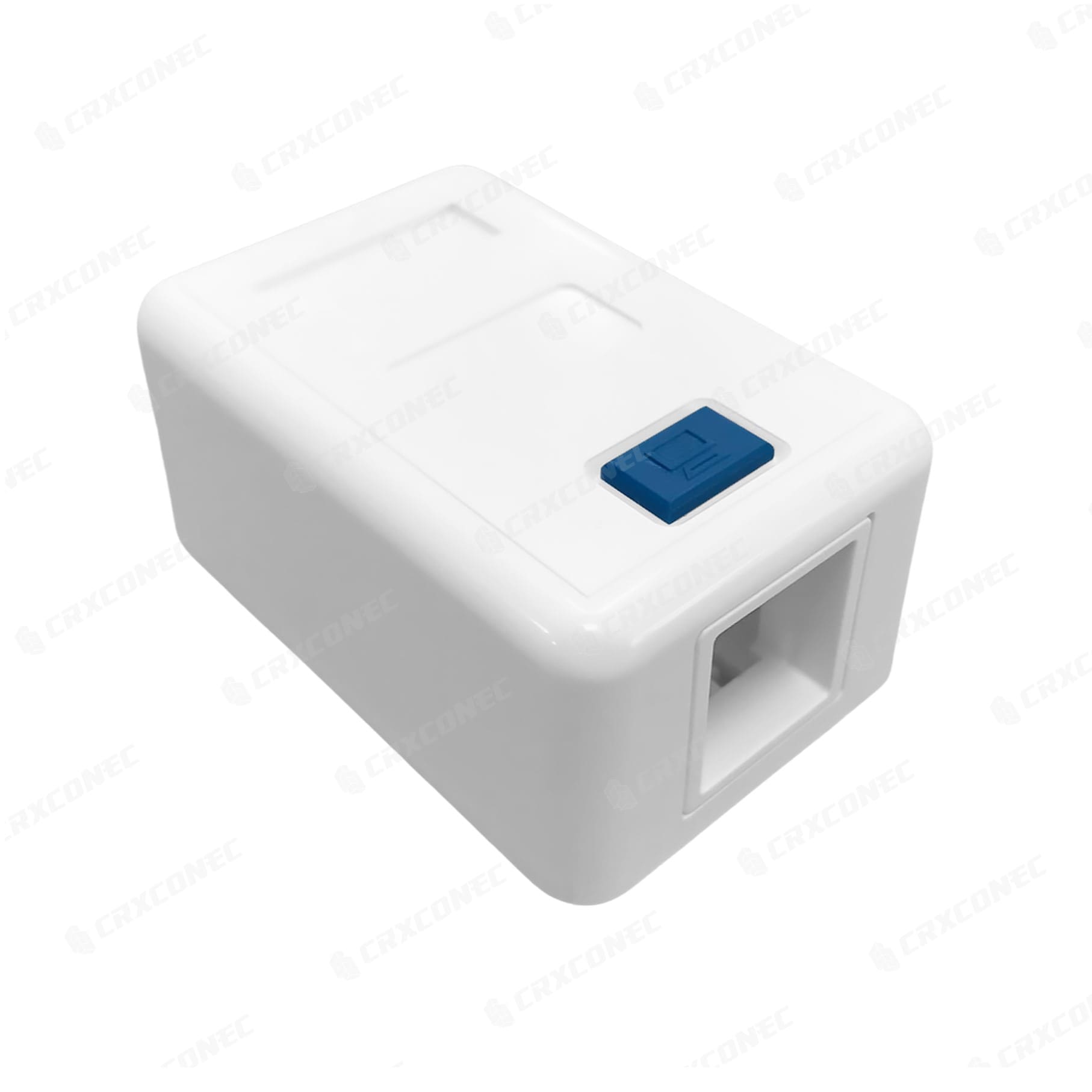 Network RJ45 Single Gang Surface Mount Box with ICON | Advanced Fiber ...