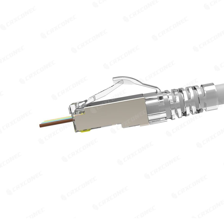 Stp Rj45 Cable Cat6 STP Easy Pass Through RJ45 Connector | Advanced Fiber Cabling ...