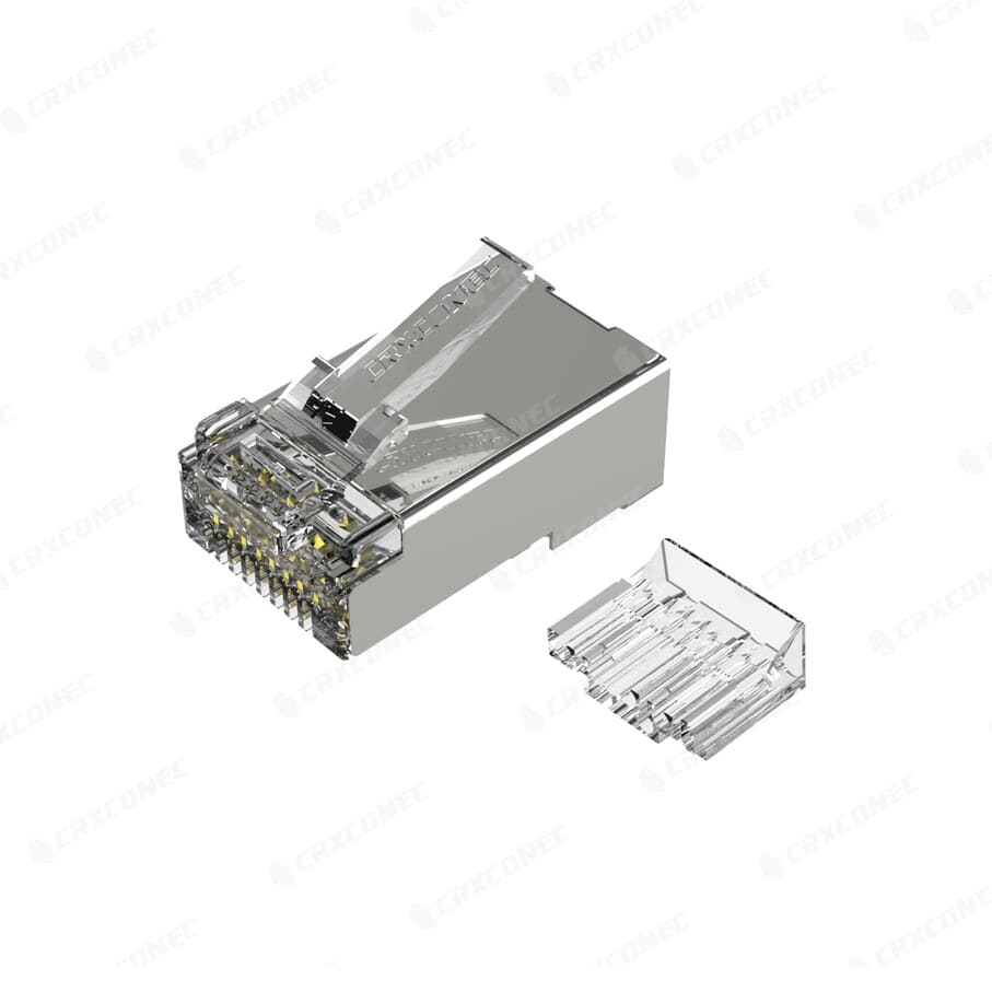 Cat6A STP RJ45 Connector With Tail Design UL Listed 1.2MM  Advanced Fiber  Cabling & Data Center Infrastructure from CRXCONEC
