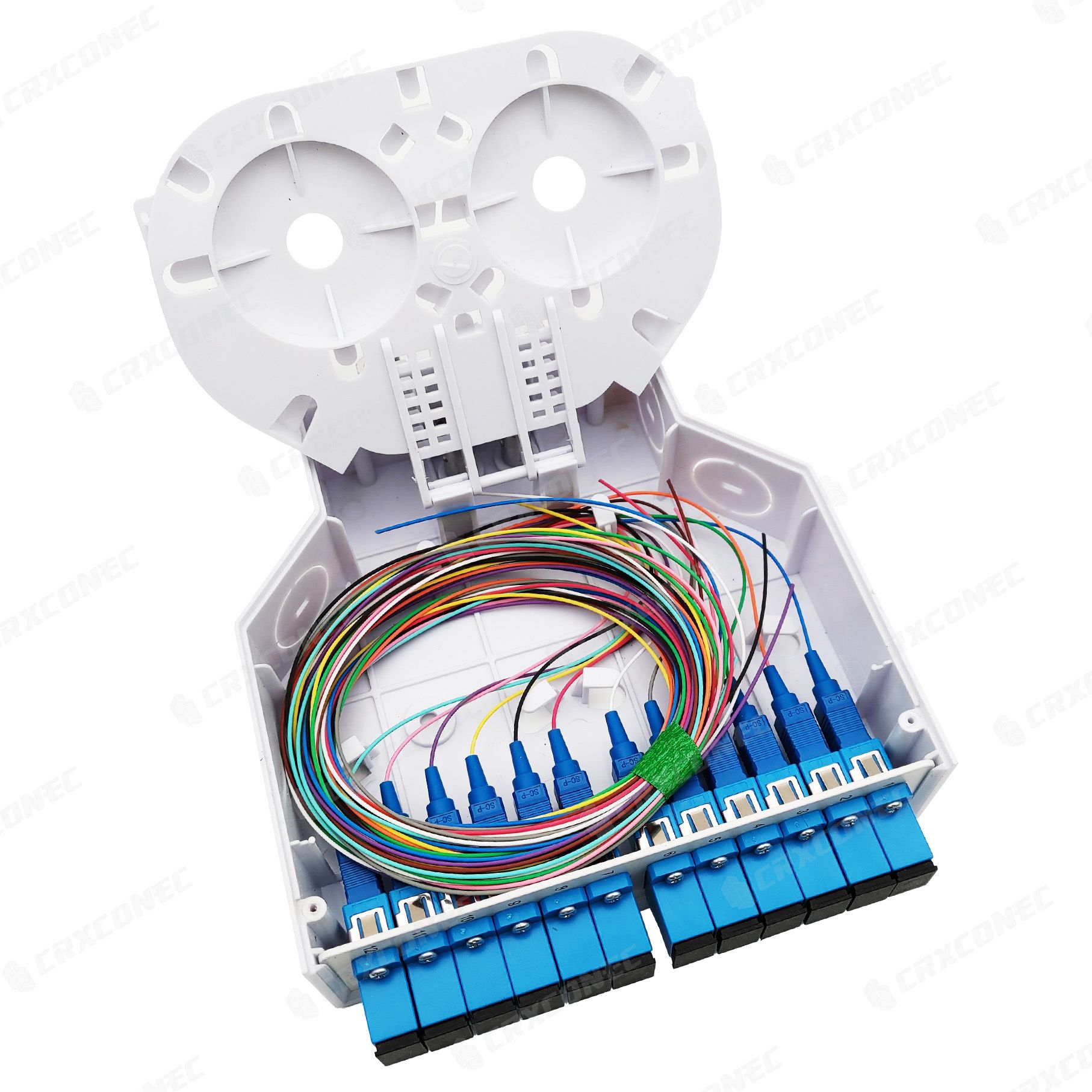 DIN Rail Fiber Termination Box 12 Port | Advanced Fiber Cabling & Data ...