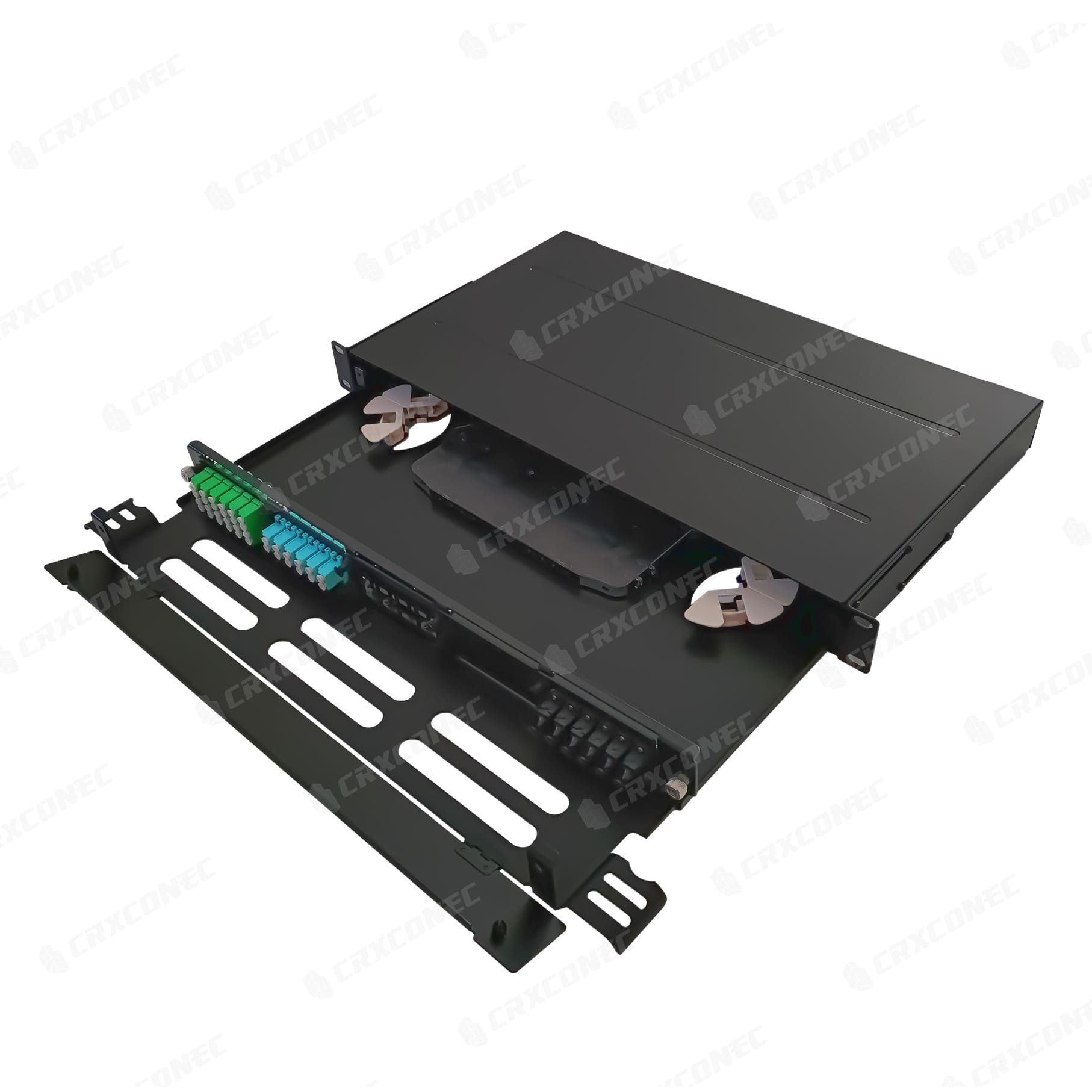 Multi functions High Density Rack Mount Fiber Panel With Front Door ...