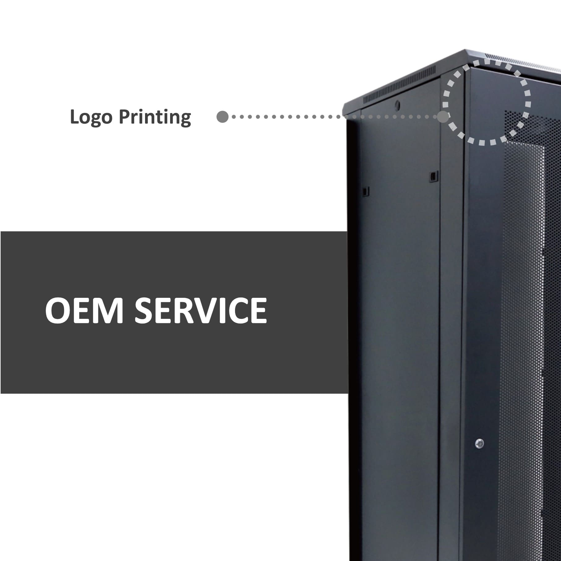 Secured Lock Network Rack Cabinet With Vented Door | Advanced Fiber ...