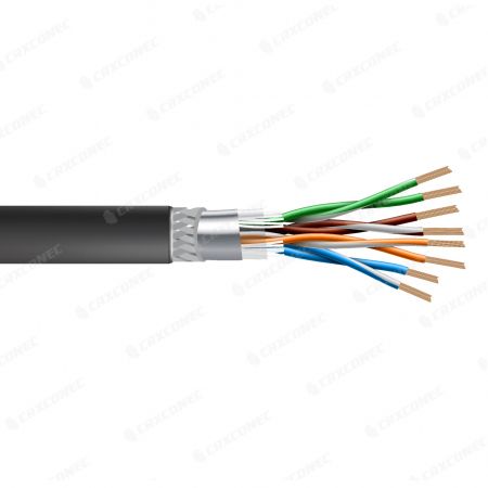 Flexibel SF/UTP Industrial Drag Chain Ethernet Cable PUR - Flexibel SF/UTP Industrial Drag Chain Ethernet Cable PUR