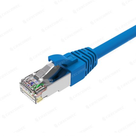 Kabel patch ethernet STP Cat.6A kabel jaringan patch