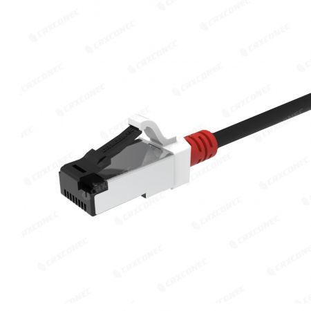 cat6a slim patch cord for high density patch panel
