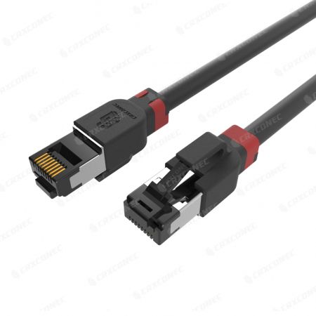Cable de conexión Ethernet apantallado Cat 6A - Cable de conexión de cobre CAT6A FTP 10G