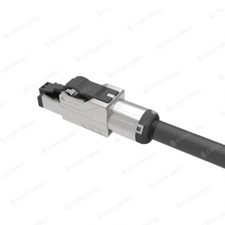 Toolless Industrial RJ45 Connector 7.5mm- 9.5mm For 10 gigabit