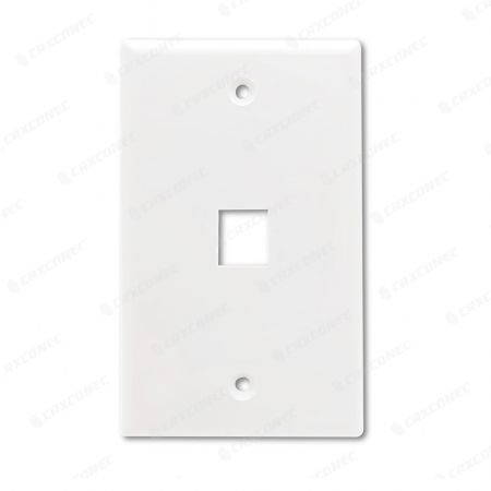 American Style 1 Port Faceplate RJ45 Frame 114*70MM - American Style 1 Port RJ45 Faceplate Frame 114*70MM