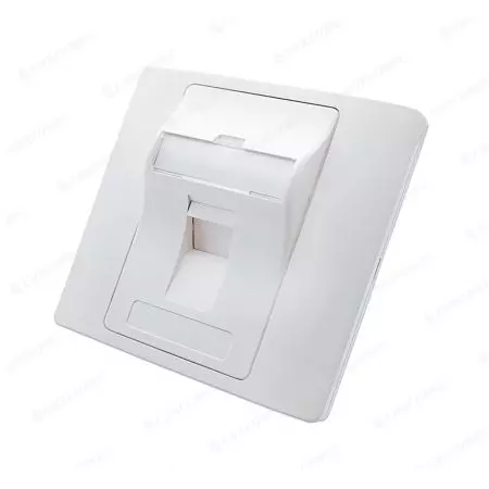 British Style 1 Port Angled Wall Plate 86*86MM V type for space saving