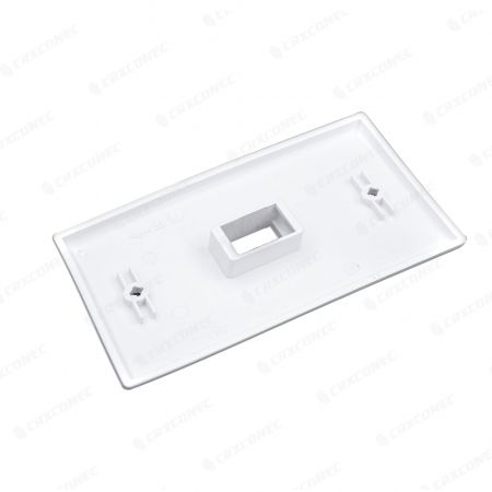 American Style 1 Port RJ45 Wall Plate Frame 114*70MM Network Faceplate