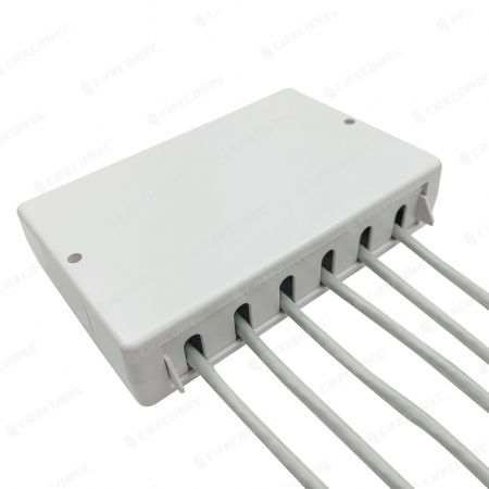 12 Port Keystone Surface Mount Box For Network Connection