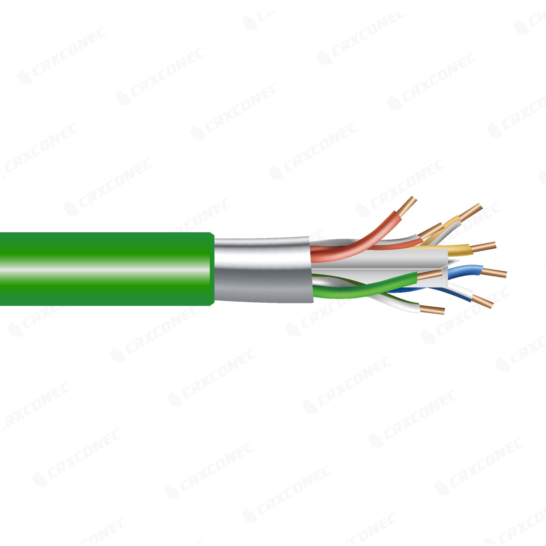 Conector RJ45 Ethernet UTP Cat.6  Infraestructura avanzada de cableado de  fibra y centro de datos de CRXCONEC