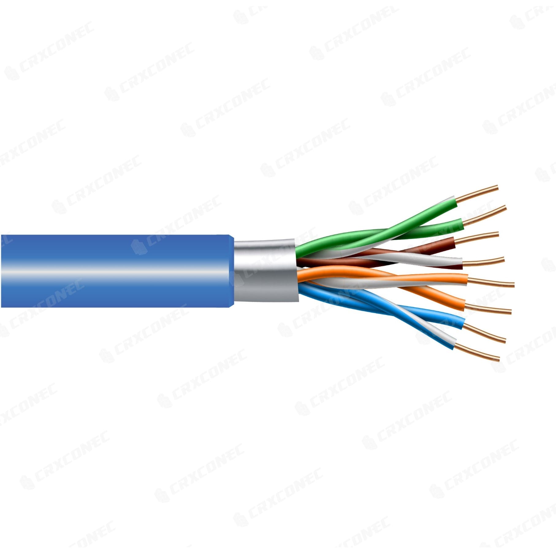 Câble Ethernet Cat6A S/FTP avec revêtement en PVC PRIME