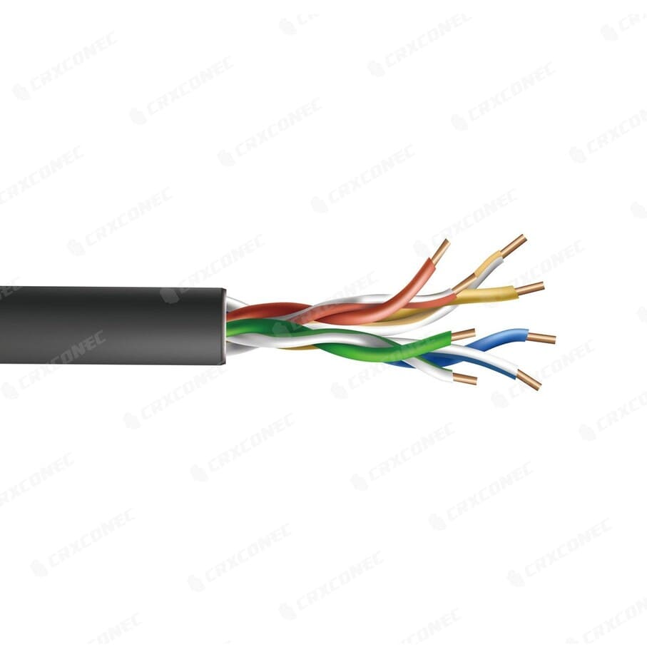 Cable LAN a granel PRIME Cat5E UTP para entierro directo al aire libre,  clasificación CMX