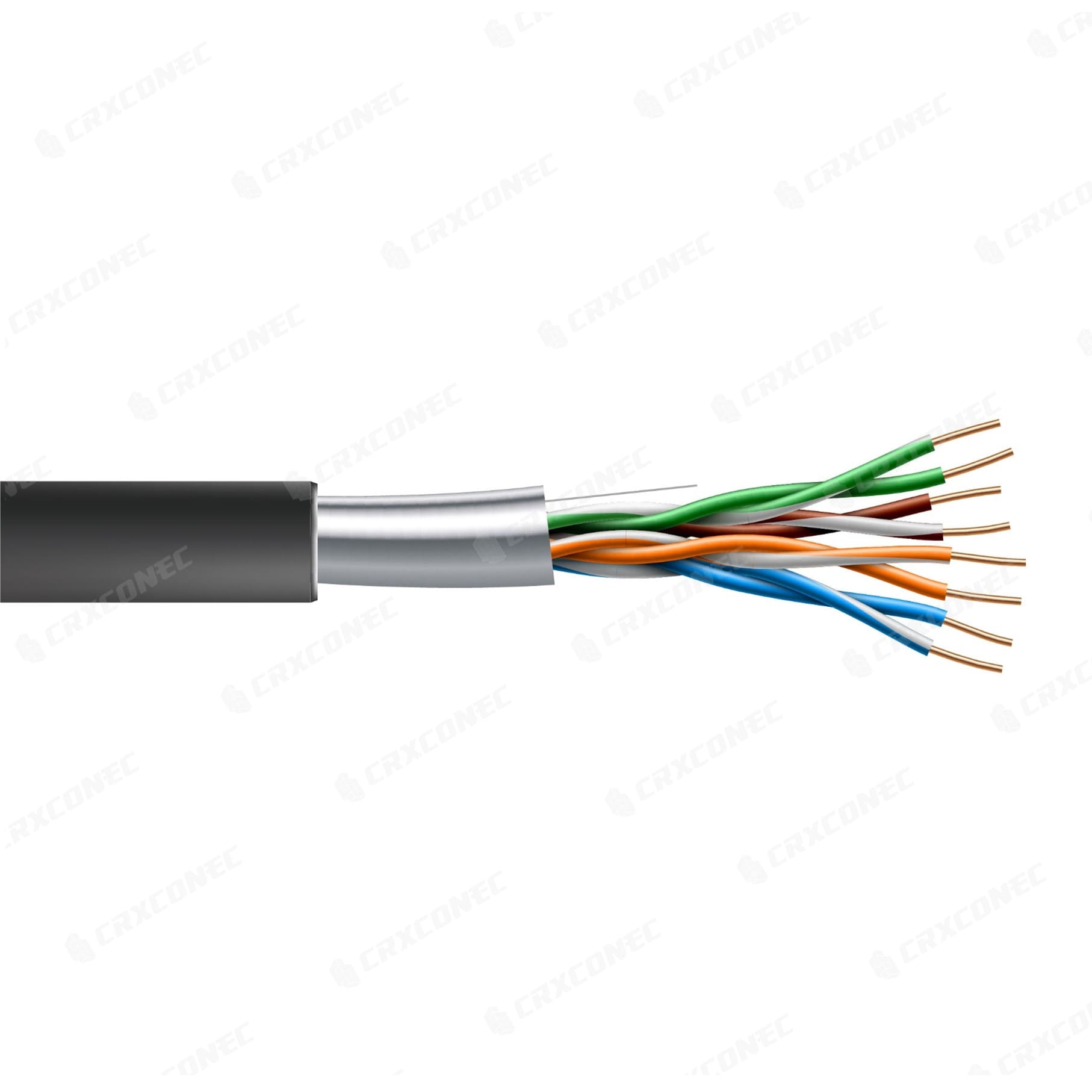 Conector RJ45 Ethernet STP Cat.6  Infraestructura avanzada de cableado de  fibra y centro de datos de CRXCONEC