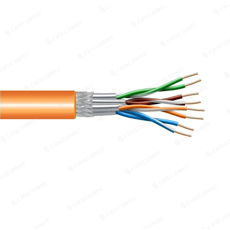 Cable de red Cat7 con chaqueta de PVC PRIME S/FTP  Infraestructura  avanzada de cableado de fibra y centro de datos de CRXCONEC