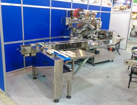 Alimentatore automatico a nastro ad angolo retto