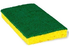 Губка для мытья - scrub sponge packaging