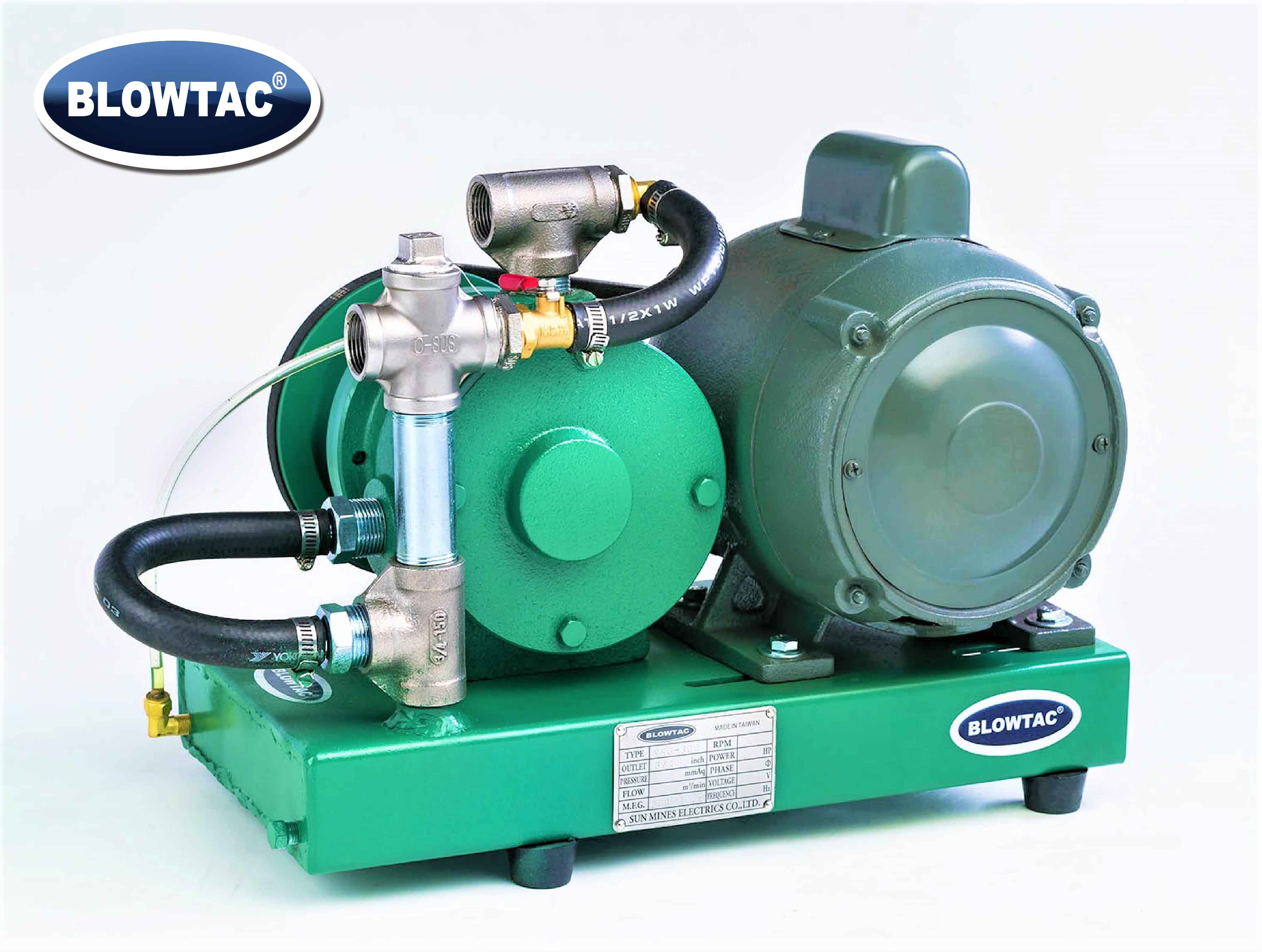 Rotary Vane Type Gas Blower