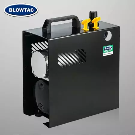 Compressor de ar mini de cilindro único com tanque e capa