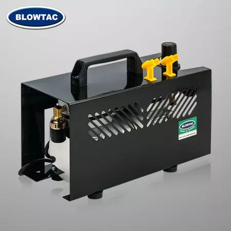 Compressor de ar mini de duplo cilindro com capa