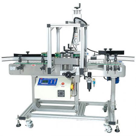 Leak Tester - Front view of the CY-500 Automatic Leak Tester, an industrial machine for quality control of plastic containers.