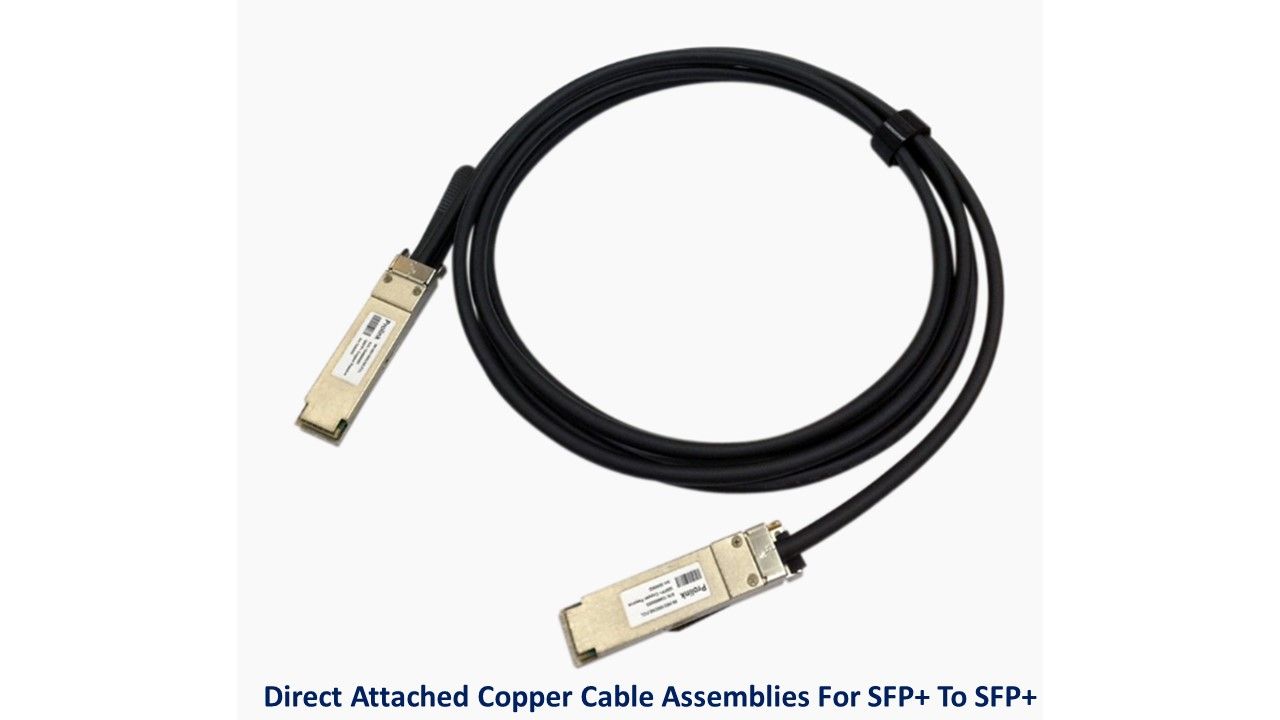 Direct Attached Copper Cable Assemblies for SFP+ to SFP+ | Cutting-Edge ...