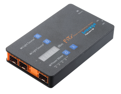 FiTs is a handy tool combining the meaurement of fiber checker, power meter and light source.