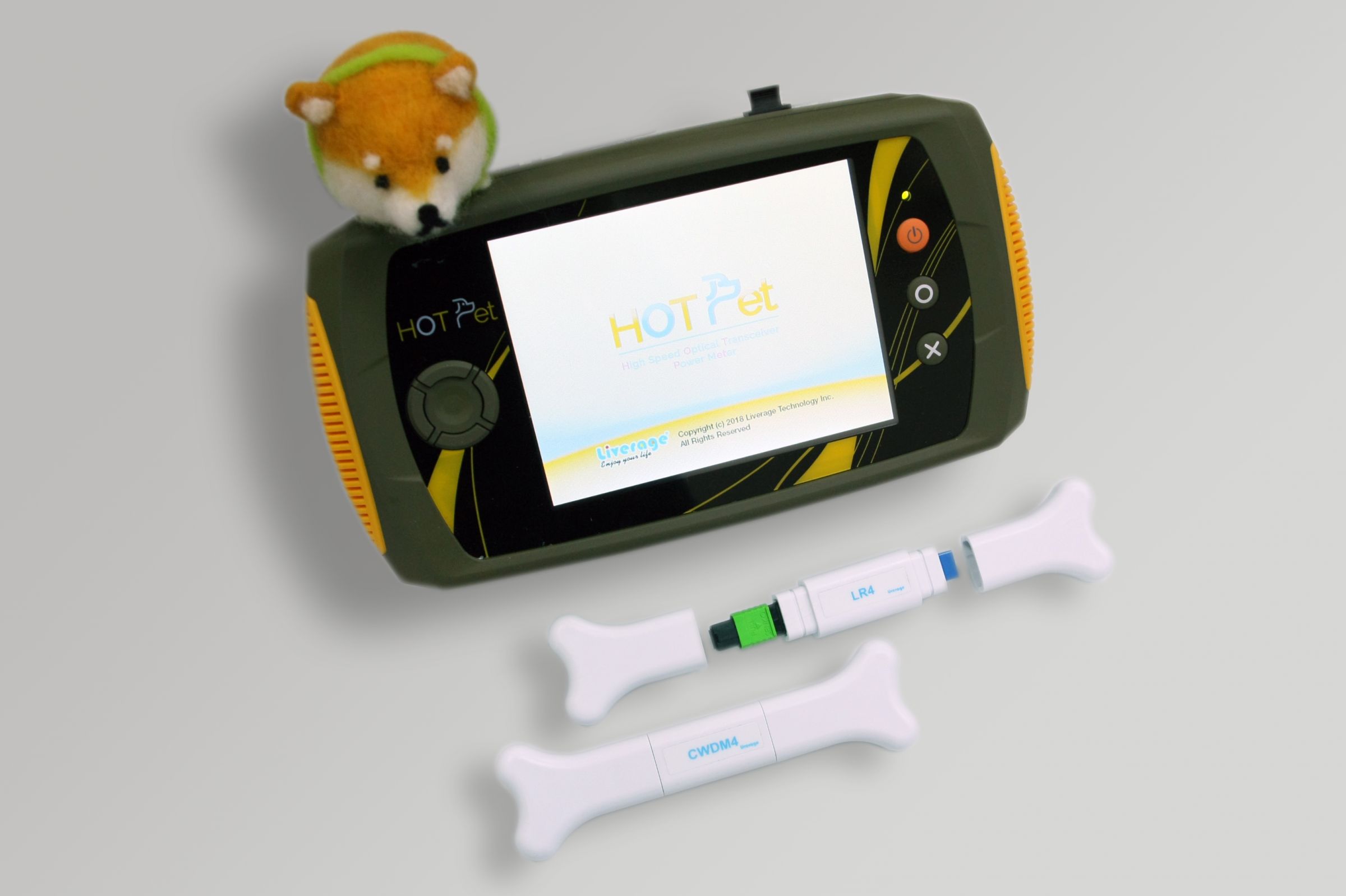 HOT Pet misura la potenza di uscita di 4 canali, specialmente per i trasmettitori ottici da 40 ~ 100G.