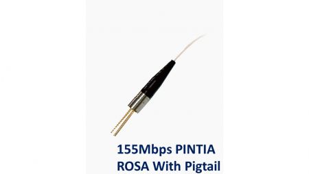 ピグテール付き 155Mbps PINTIA ROSA - 155Mbps PIN 付きピグテールコネクタ