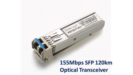 Trasceiver ottico SFP 155 Mbps 120 km