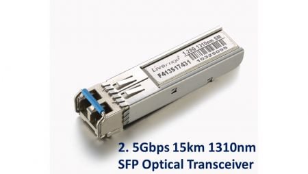 2. 5Gbps 15km 1310nm SFP Optical Transceiver