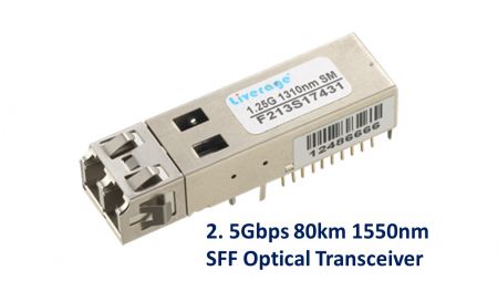 2.5Gbps 80km 1550nm SFF光トランシーバー - 2.5Gbps 80km 1550nm SFF光トランシーバー