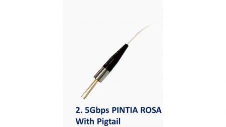 피그테일이 장착된 2.5Gbps PINTIA ROSA - 2.5Gbps 피그테일 ROSA
