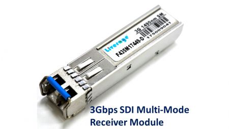 3Gbps SDI Multi-mode Mottagarmodul - 3 Gbps SDI Multi-mode Mottagarmodul