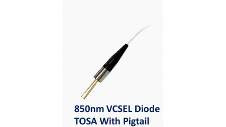 TOSA de Diodo VCSEL de 850nm com Pigtail - Módulo Pigtail VCSEL
