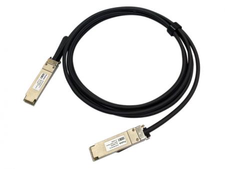 Montagens de cabos de cobre diretamente conectados (DAC) para QSFP+ para QSFP+