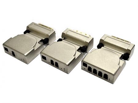 4-ports Multi-Mode DVI-förlängare - 4-ports Multi-Mode DVI-förlängare