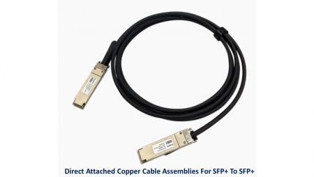 Cable de cobre adjunto directamente para ensamblajes de SFP+ a SFP+ - Cable de cobre adjunto directamente para ensamblajes de SFP+ a SFP+