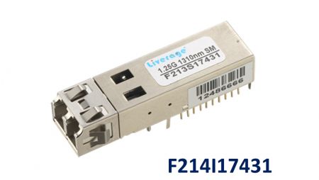 2.5Gbps 2km 2 x 5 SFF光トランシーバ - 2.5Gbps 2km 2 x 5 SFF光トランシーバ