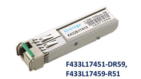 1G Tosidig ZX 1510nm/1590nm SFP optisk transceiver - 1G Tosidig ZX 1510nm/1590nm SFP optisk transceiver