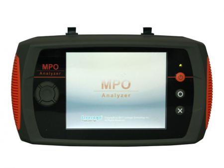 MPO infogningförlust- och polaritetstypanalysator - MPO-analysatorn kan mäta infogningförlusten av MPO-patchkabel och spara 300 testdata.