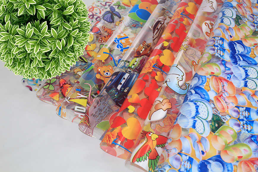 Printed Cellophane BOPP Film Flower Wrap in Roll & Sheet