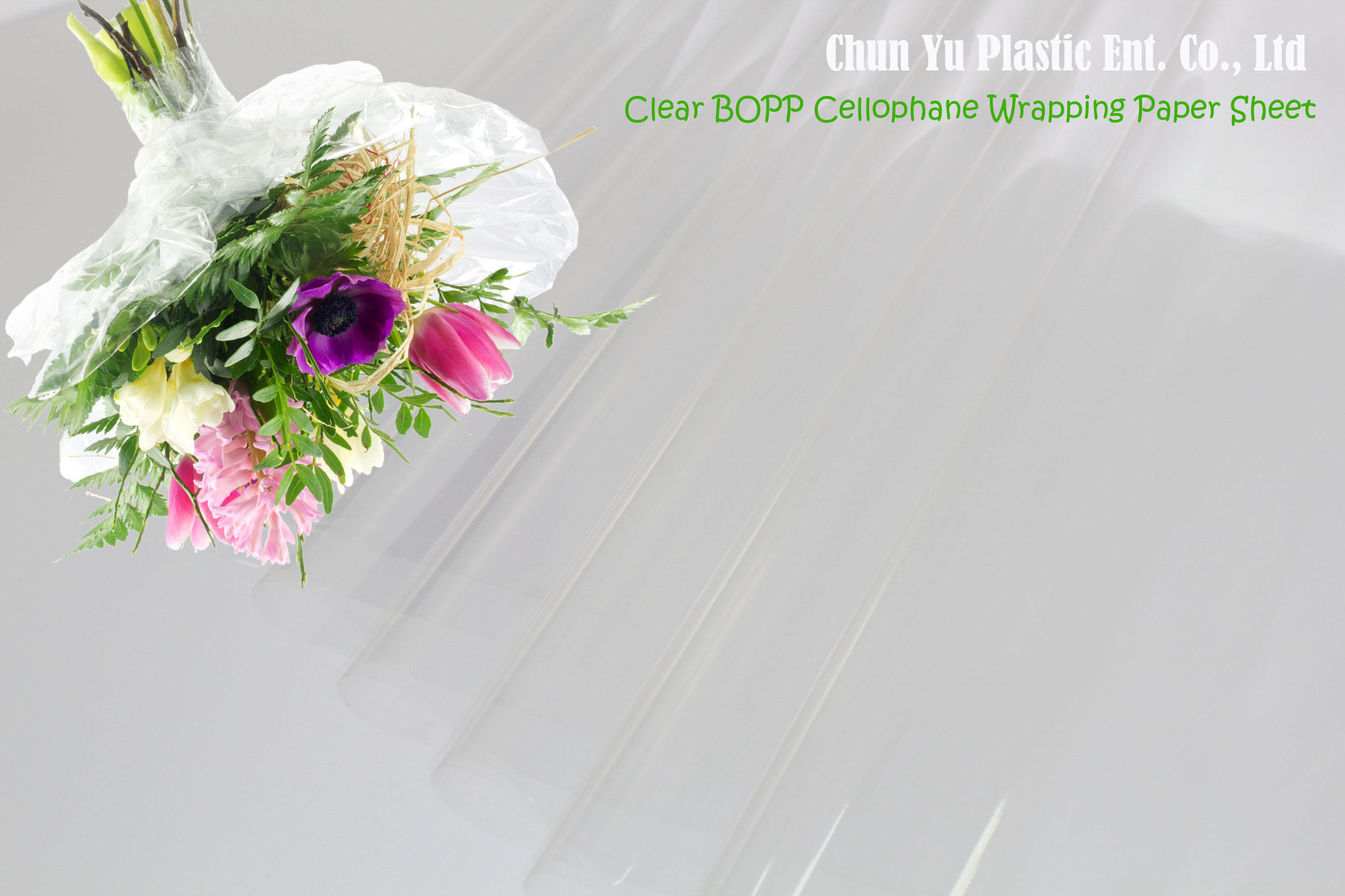 Clear Bouquet Sleeves, Unprinted BOPP Sleeves