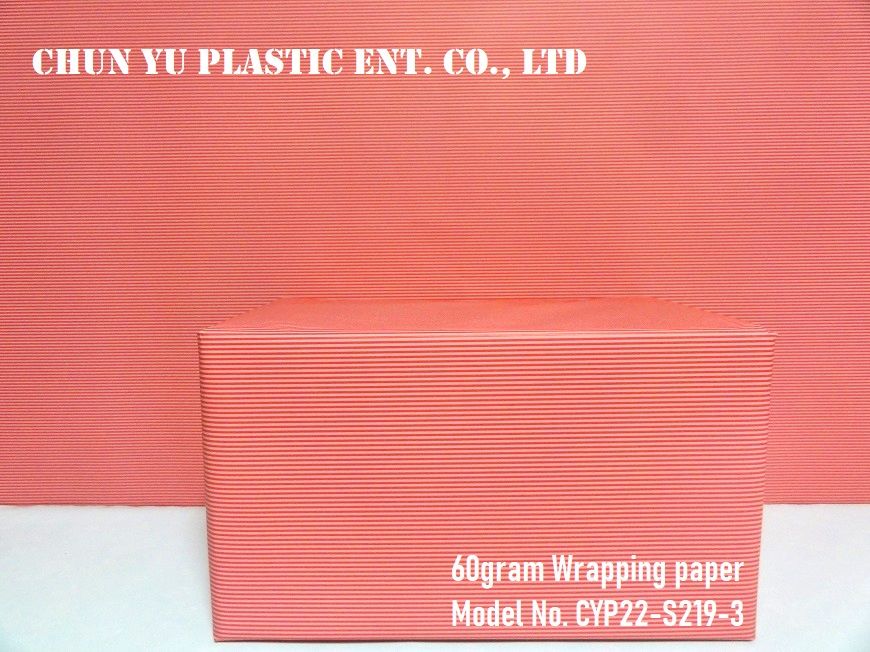 60gram gift wrapping paper printed with stripes design for gift preparing