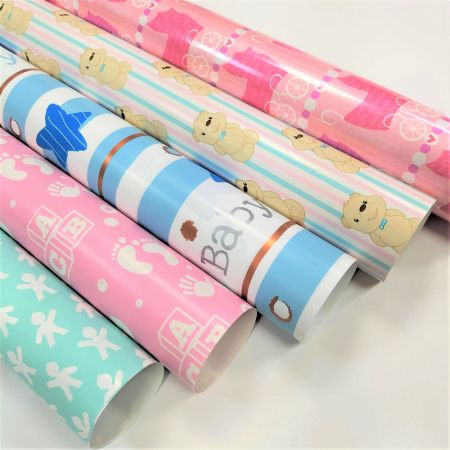 Beautiful metallic foil custom designs print Christmas gift wrapping paper