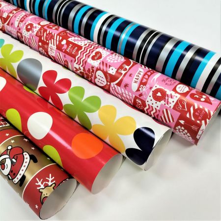 Beautiful floral patterns printed everyday gift wrapping paper rolls