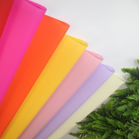 BOPP cellophane colored waterproof flower wrapping paper