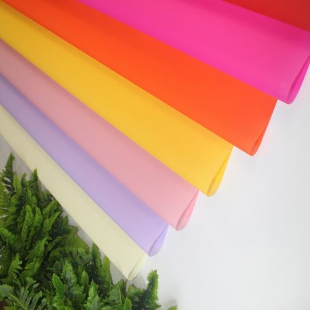 BOPP cellophane colored waterproof flower wrapping paper